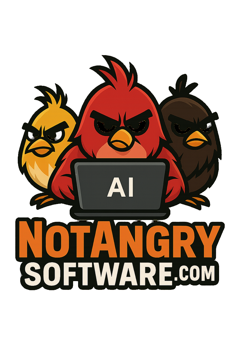 NotAngrySoftware - Software House Polska z AI | Logo